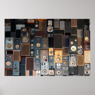 Poster Parede de auto-falantes