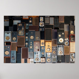 Poster Parede de auto-falantes