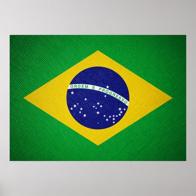 Poster Parede de couro do Brasil (Frente)