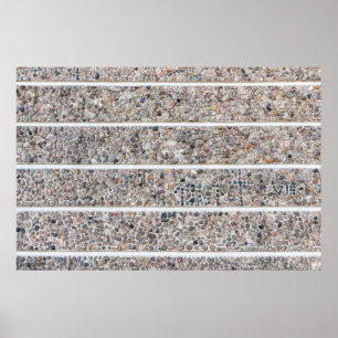 Poster Parede de pedras de concreto