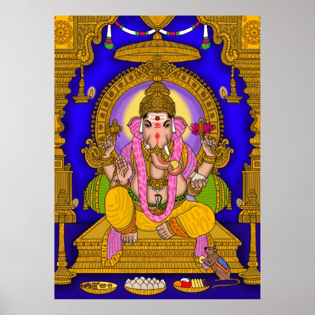 Poster Parede Ganesha (Frente)