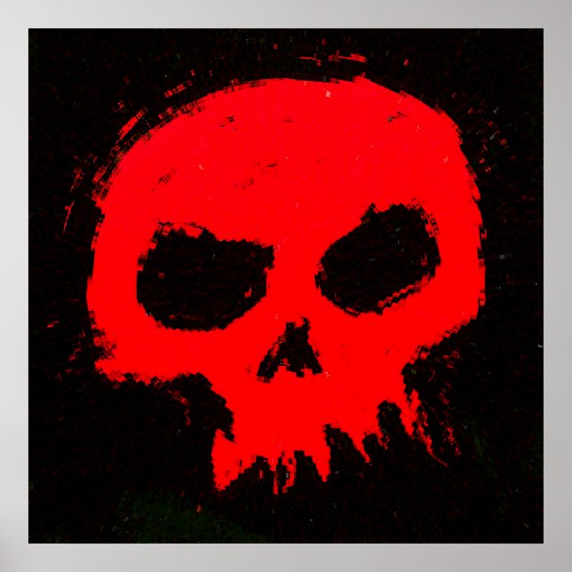 Pôster Parede Skully Skull (Frente)