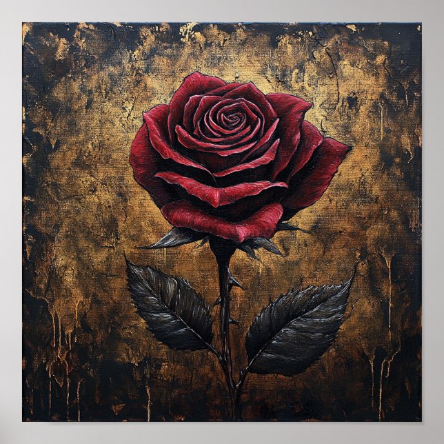 Poster Paredes de Flores de Rosa Ousada para Casa Aconche (Frente)