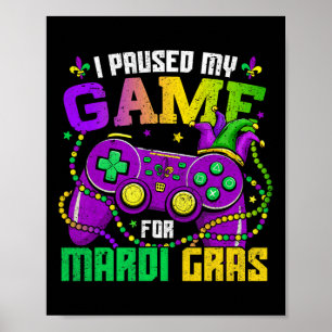 Poster Parei Meu Jogo Para Estar Aqui Miçangas De Jogo De