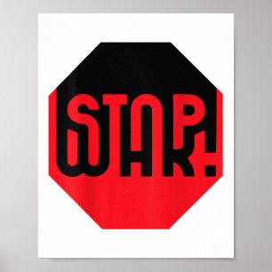 Poster Parem a Guerra! Design único anti-guerra para acab