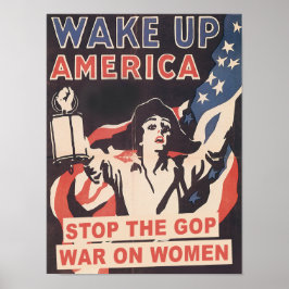 Poster Parem com a guerra do GOP sobre as mulheres