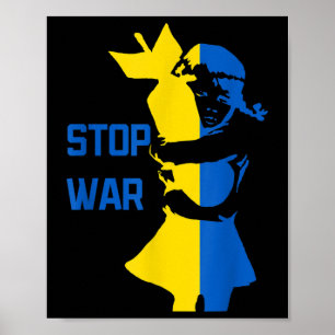 Poster Parem De Guerra Na Ucrânia - Parem De Bombardear A