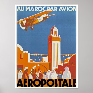 Poster Paridade Avion de Maroc do Au