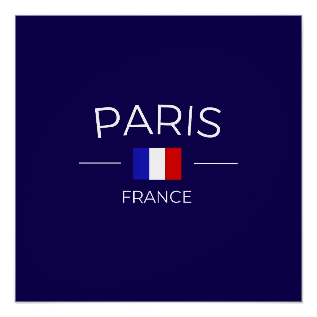 Pôster Paris (Frente)