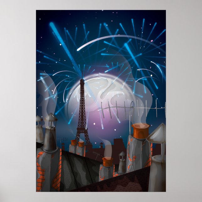 Pôster Paris (Frente)