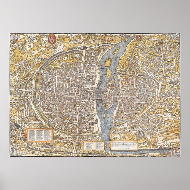 Pôster Paris 1550 (Frente)