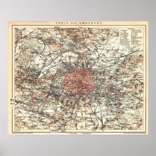 Pôster Paris 1898 (Frente)