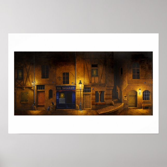 Poster Paris À Noite (Frente)