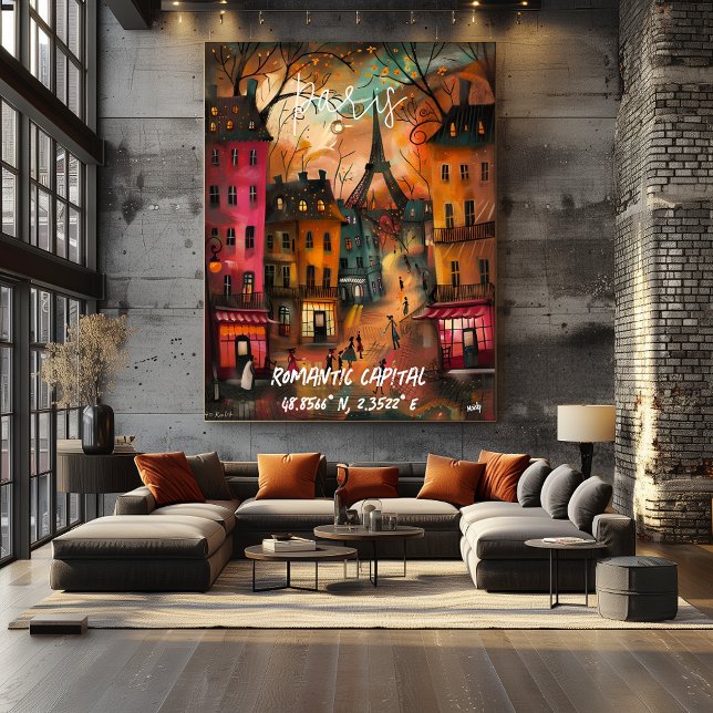 Pôster París: Capital Romántica (Criador carregado)