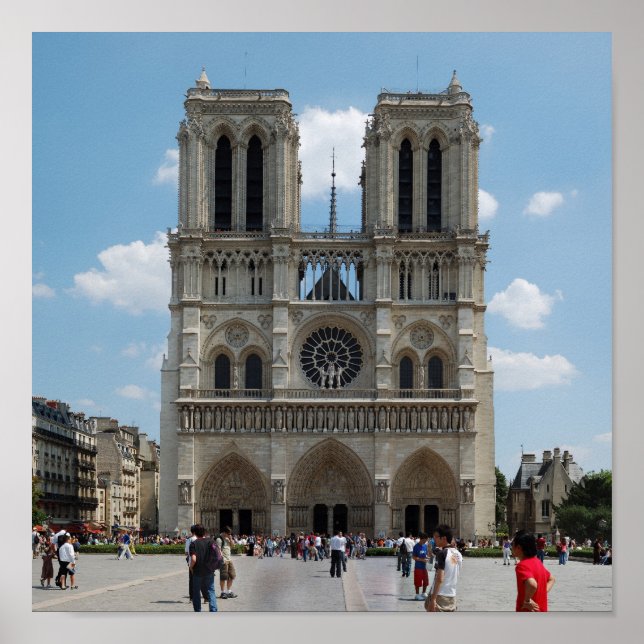 Pôster Paris - Cath�drale Notre-Dame - (Frente)