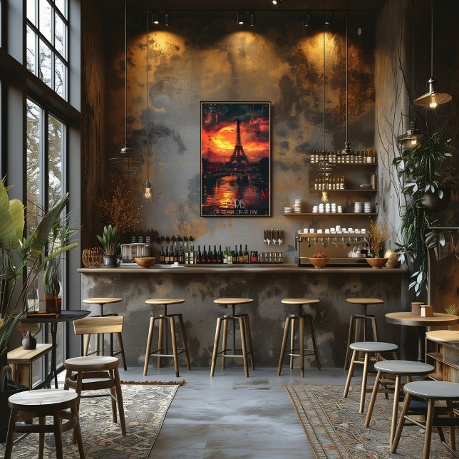 Pôster París: Ciudad de Luz, Ciudad de Amor - Atardecer (Criador carregado)