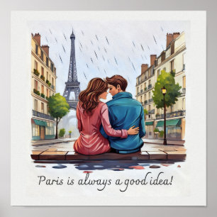 Poster Paris é sempre uma boa ideia