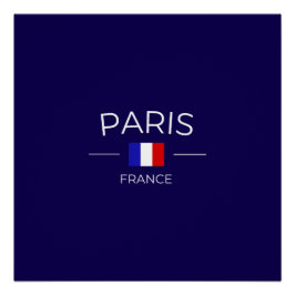 Pôster paris en France