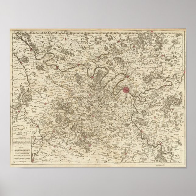 Pôster Paris França (Frente)