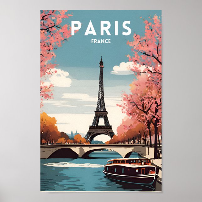 Poster Paris França (Frente)