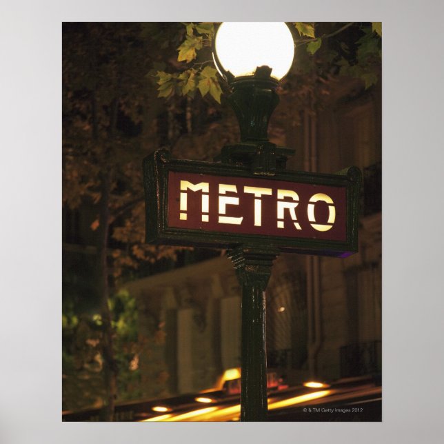 Pôster Paris, França. (Frente)