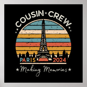Poster Paris França Criando Memórias 2024
