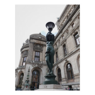 Pôster Paris. França. Palais Garnier
