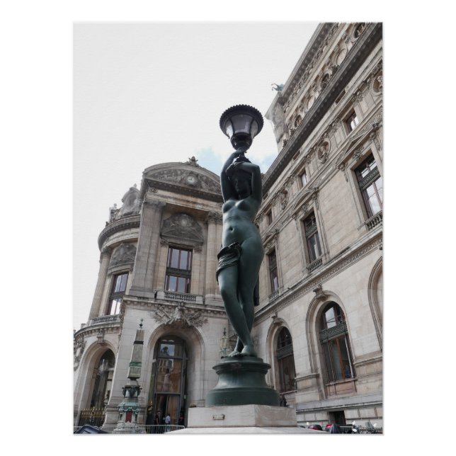 Pôster Paris. França. Palais Garnier (Frente)