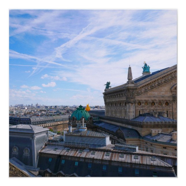 Pôster Paris. França. Palais Garnier (Frente)