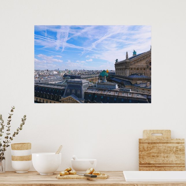 Poster Paris. França. Palais Garnier (Cozinha)