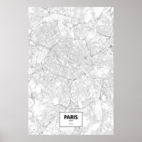 Paris, França (preto no branco)