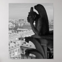 Paris Gargoyle B&W