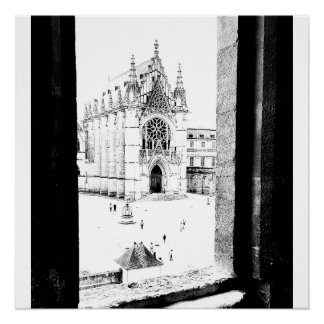 Pôster Paris gótica. Sainte-Chapelle de Vincennes. França