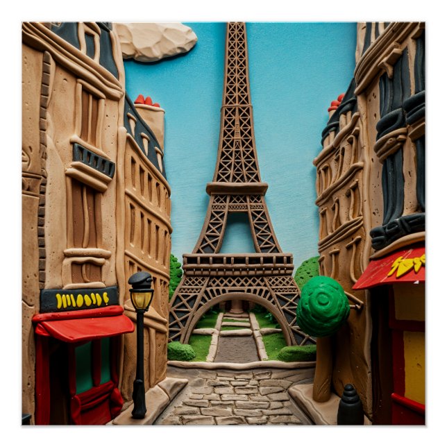 Pôster Paris in 3d (Frente)