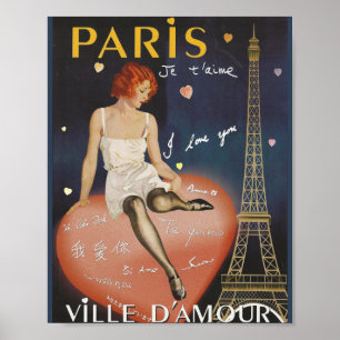 Poster Paris je t'aime, poster.