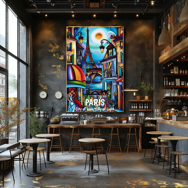 Pôster París: La Ciudad del Amor y la Luz. (Criador carregado)