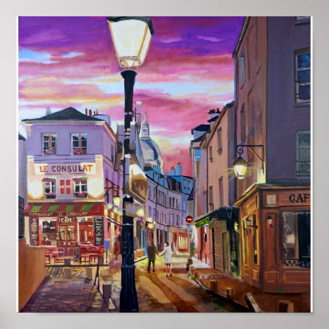 Poster Paris Montmartre (Frente)