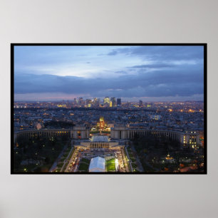 Pôster Paris na noite