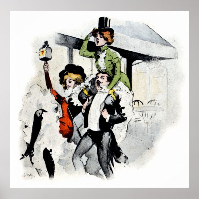 Poster Paris Nightlife no 4 (Frente)