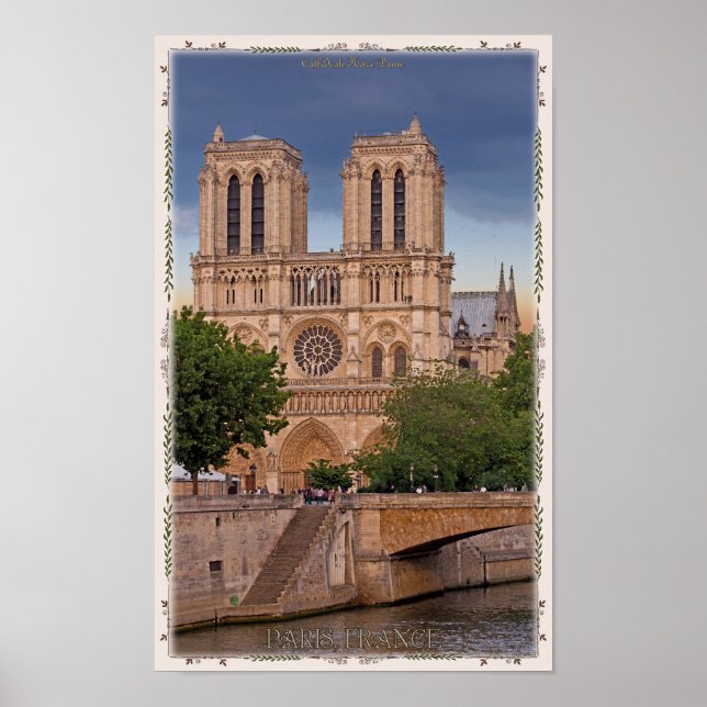 Poster Paris - Notre Dame (Frente)