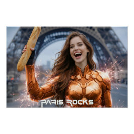 PÔSTER PARIS ROCKS