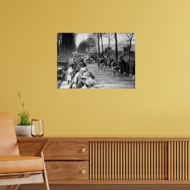Poster Paris-Roubaix 1927 na Costa de Doullens (Sala de Estar 2)