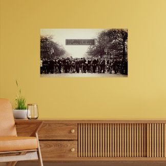Poster Paris-Roubaix Antes do Início 19 de Abril de 1896