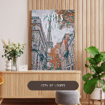 Poster Paris, ville de l'amour<br><div class="desc">Paris est la capitale de la France. Divisée en vingt arrondissements,  elle est le chef-lieu de la région Île-de-France e le siège de la métropole du Grand Paris.</div>