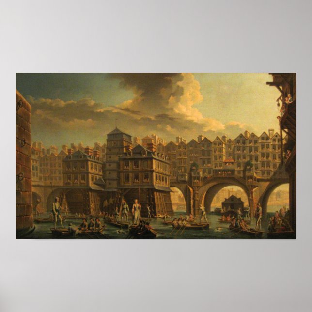 Poster Paris - Vintage (Frente)