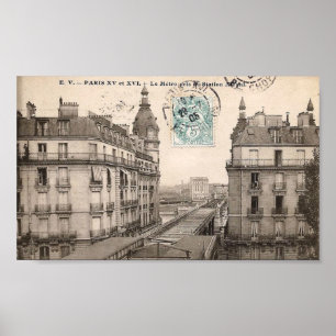 Poster Paris - Vintage