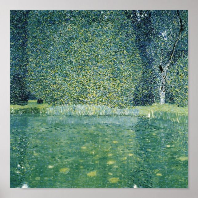 Poster Park of Schloss Kammer - Gustav Klimt (1910) (Frente)