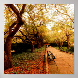 Poster Park, Parque Central de NYC,