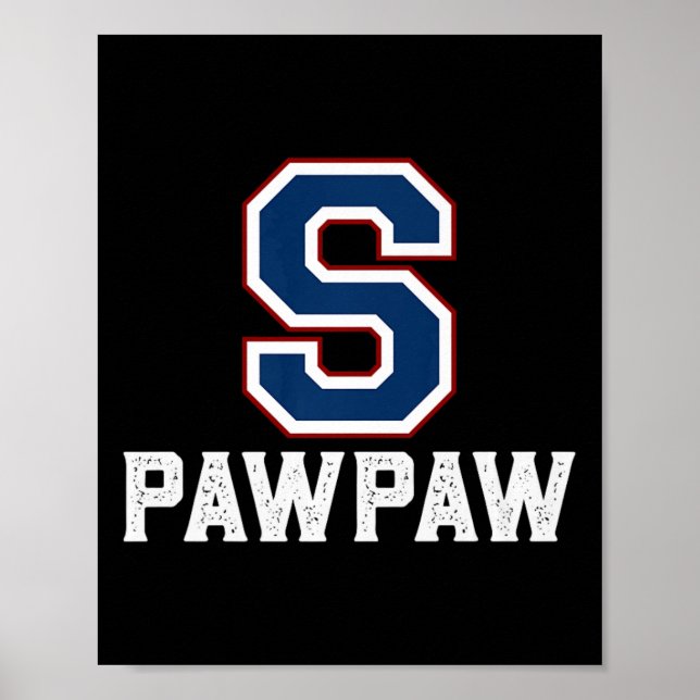 Poster Parkersburg South Patriots Logo Meu Nome Favorito  (Frente)