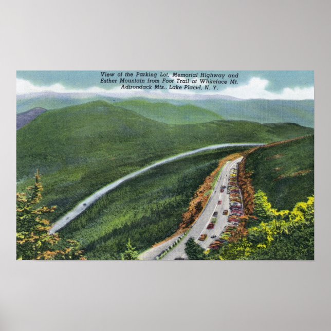 Pôster Parking Lot, Memorial Hwy, Esther Mt (Frente)